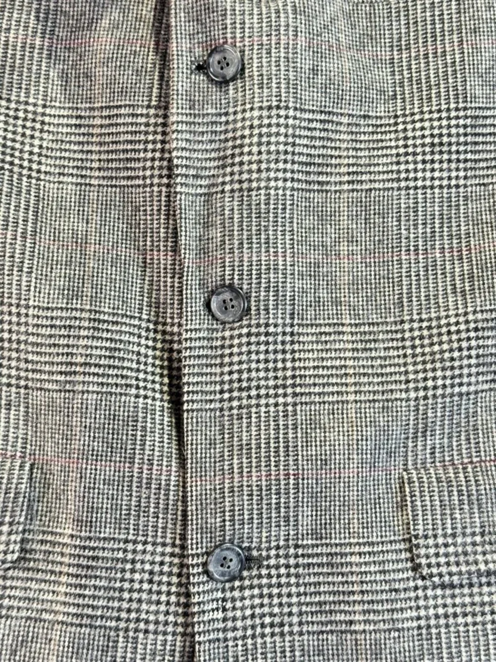 Vintage Brooks Brothers Men’s 42 Blazer Sport Coat Houndstooth Plaid Camel Hair